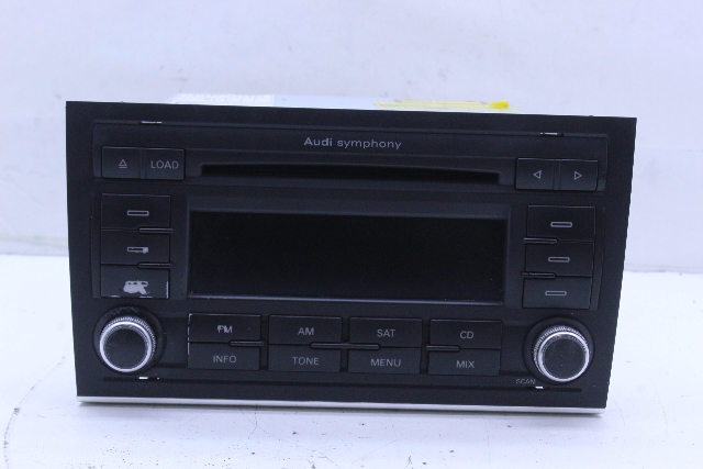 2006 2007 2008 Audi A4 AM FM Symphony Radio Receiver Head Unit 8E0035195AC OEM