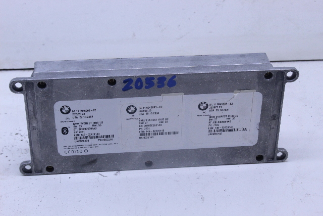 2005 BMW 330i Bluetooth Communication Control Module - 84116946993 OEM