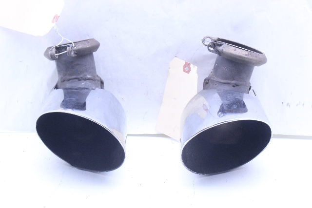 1999 - 2001 Porsche 911 996 3.4 Eisenmann EXhaust Tip Pair Set Stock#20542 OEM