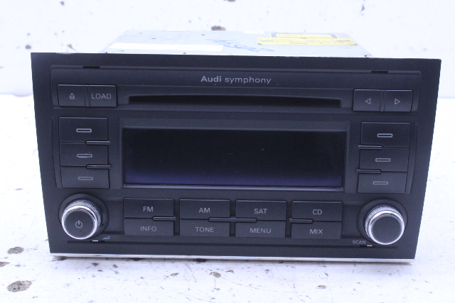 2006 2007 2008 Audi A4 AM FM Symphony Radio Receiver Head Unit 8E0035195AC OEM