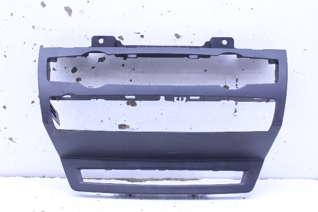 2007-2013 BMW X5 X6 Dash Stereo Climate Control Trim Bezel - 51456967464 OEM