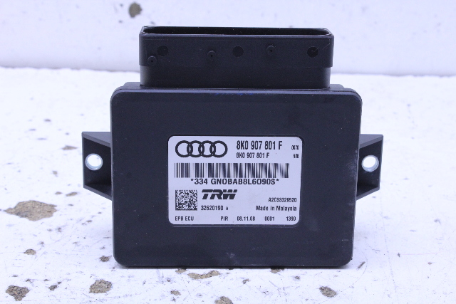 2009 Audi A4 Emergency Parking Brake Control Module 8K0907801F OEM