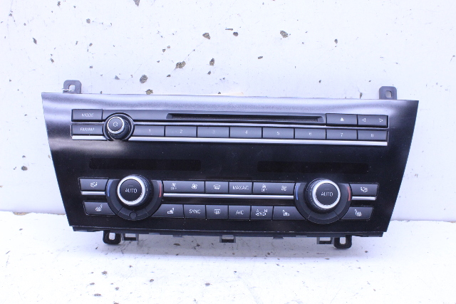 2014 BMW M6 F13 Audio Climate Temperature Control Panel OEM