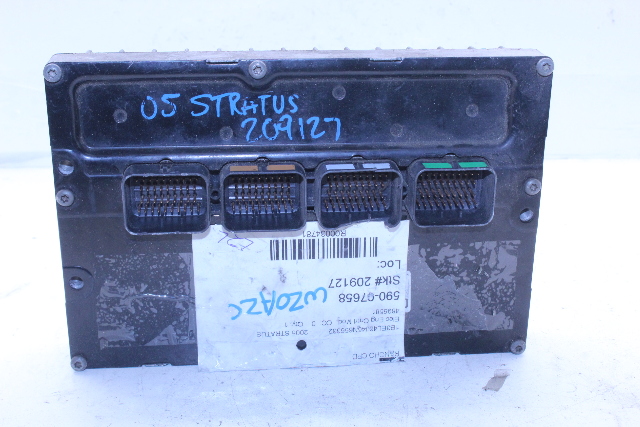 2005 Dodge Stratus 2.7 Engine Computer Module ECU ECM DME P04896581AE OEM