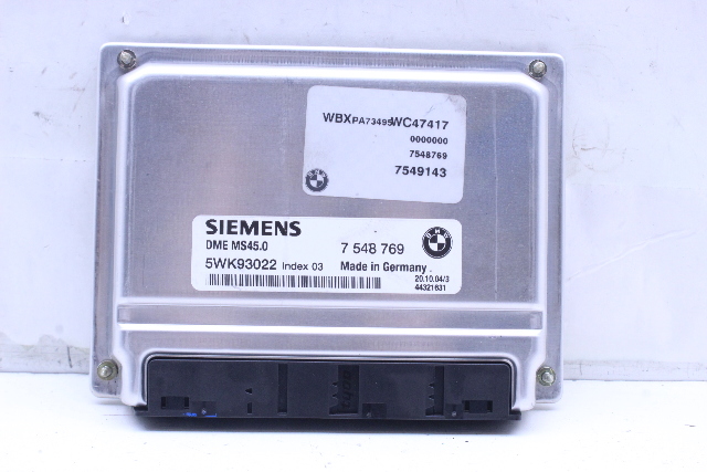 2005 BMW X3 Engine Computer Module ECU ECM DME 7549143 OEM
