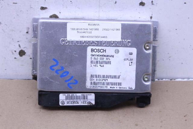1995 BMW 540i E34 Transmission Control Module TCM TCU 1421968 Stock#21022 OEM