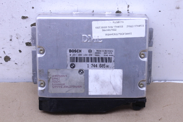 1995 BMW 540i E34 Engine Computer Module ECU ECM DME DME OEM