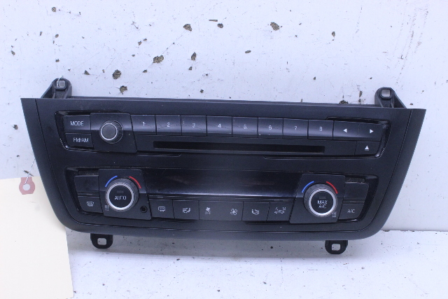 2014 BMW 320i Audio Climate Temperature Control Panel OEM
