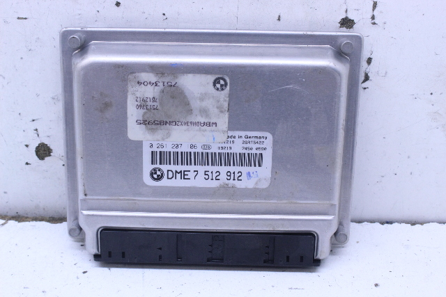 2002 BMW 540i E39 M62 Engine Computer Module ECU ECM DME - 12147518272 OEM