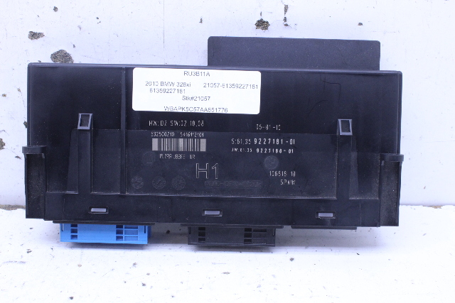 2010 BMW 328xi Body Control Module BCM - 61359227181 OEM