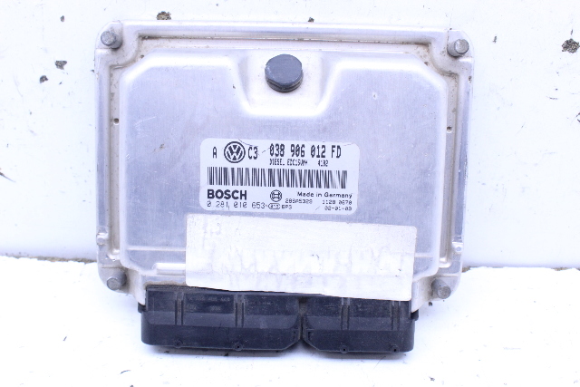 2002 Volkswagen Golf 1.9 Diesel Engine Computer Module ECU ECM DME 038906012FD