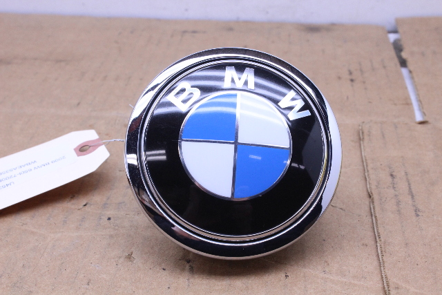 2008 2009 2010 BMW 650i E64 Rear Trunk Lid Emblem Lock Badge Logo OEM