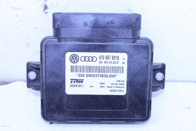2011 Audi A6 C6 Parking Emergency Brake Control Module 4F0907801B OEM