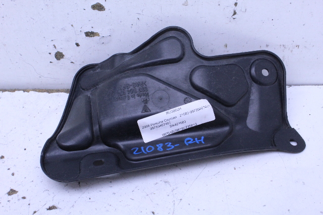 2005-2012 Porsche Boxster Cayman Right Rear Heat Shield 98750467401 OEM