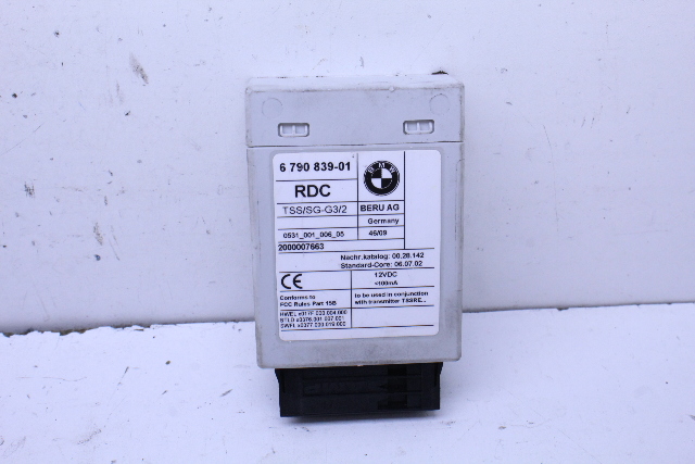 BMW 528i 535i 550i 740i 750i 760i TPMS Tire Pressure Control Module OEM