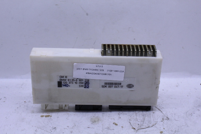 2001 BMW 740i E38 Body Control Module BCM 6901228 OEM