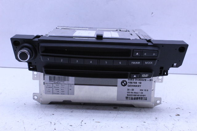 2008 BMW 650i E63 CIC Navigation Radio CD DVD Player Tuner - 65839185529 OEM