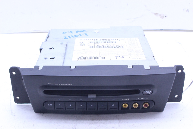 2004-2008 Chrysler Pacifica 6 Disc DVD / CD Changer - 04685908AF OEM