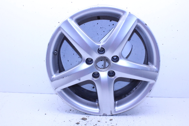 2009 Volkswagen MK5 Jetta 17 x 7 Inch 5 Spoke Wheel 1K0601025AE OEM