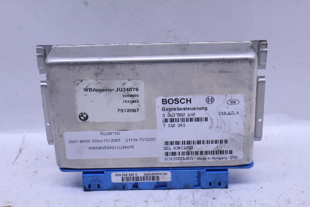 2001 BMW 330i Transmission Computer TCU TCM 24607512067 OEM