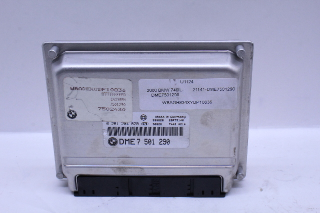2000 BMW 740iL E38 Engine Computer Module ECU ECM DME OEM