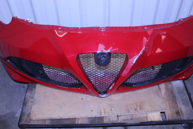 2015 2016 2017 Alfa Romeo 4C Spider Front Bumper With Grilles Damaged - 156104531 OEM