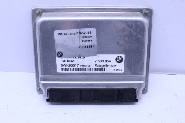 2003 BMW 325xi Engine Computer Module ECU ECM DME OEM