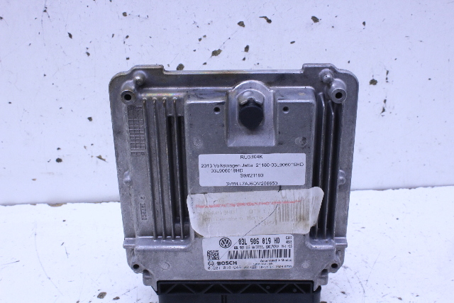 2013 Volkswagen Jetta Engine Computer Module ECU ECM DME 03L906019HD