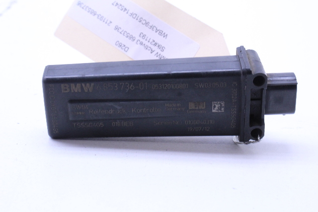 2013 BMW Active 3 Tire Pressure Sensor Control Module Unit TPMS 6853736 OEM