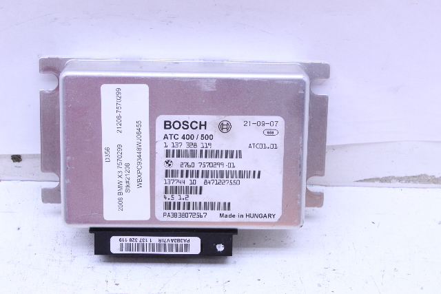 2008 BMW X3 Transfer Case Computer Module - 27607570299 OEM