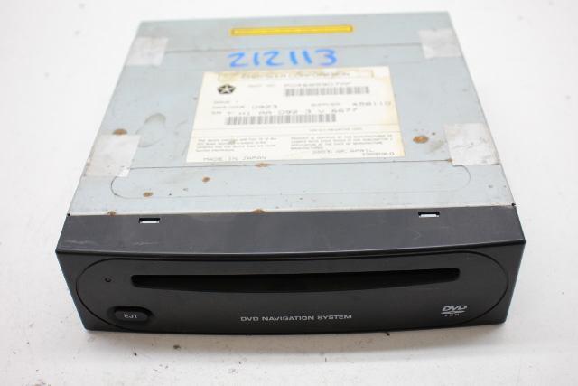 Chrysler Pacifica GPS Nav Navigation DVD Player 04685907AF OEM