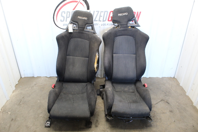 2014 Mitsubishi Lancer Evo X Recaro Front Seats DAMAGED FOR PARTS