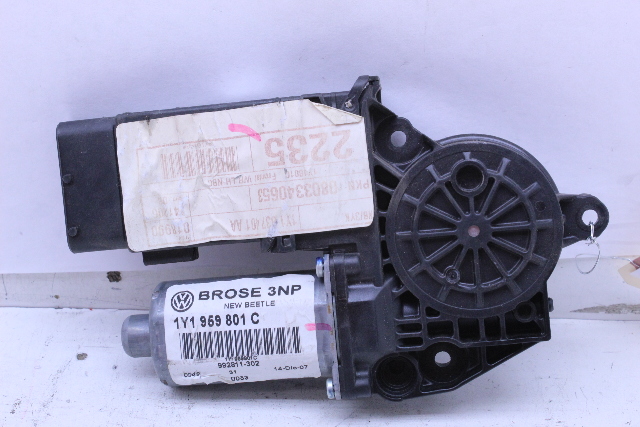 2003-2010 Volkswagen Beetle Convertible Power Window Motor Left Master 1Y1959801C OEM