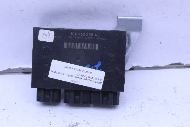 2010 Volkswagen Beetle Theft Locking Comfort Control Module - 1C0962258AC OEM