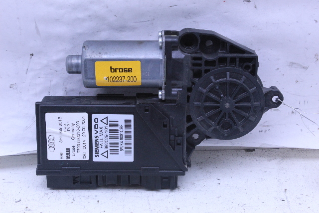 2004 2005 2006 2007 2008 2009 Audi A4 S4 Convertible Front Power Window Motor Left Driver OEM
