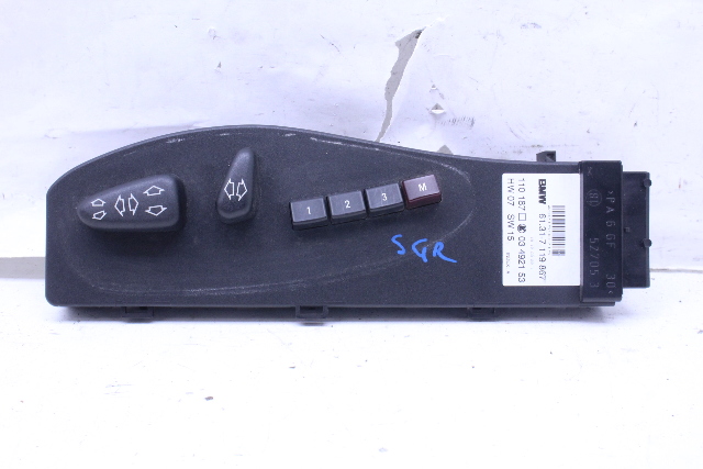 2000-2006 BMW X5 Front Power Seat Switch Front Left Driver OEM