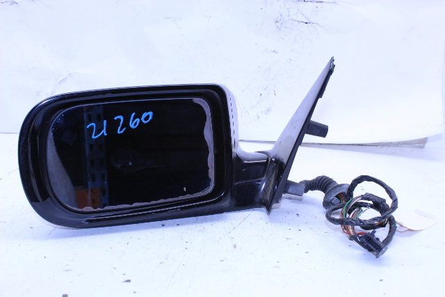 1998 1999 2000 2001 BMW 740i E38 Door Mirror Left Side View Damaged Glass