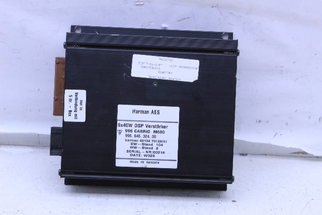 2001 Porsche 911 996 Convertible Amp Amplifier Harman AES 99664532400 OEM