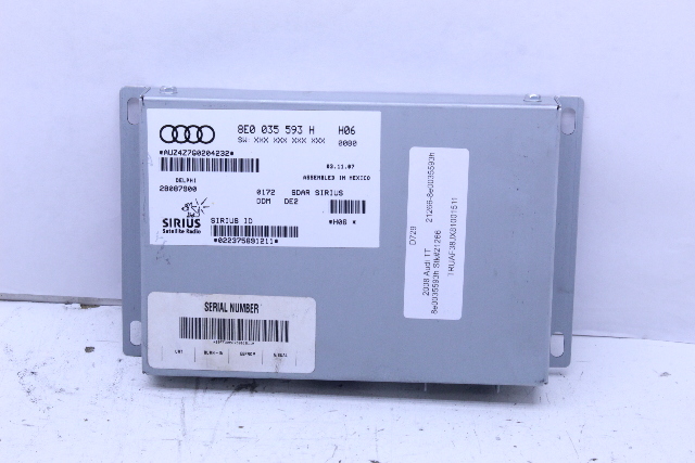 Volkswagen Audi Satellite Radio Control Module - 8E0035593H OEM