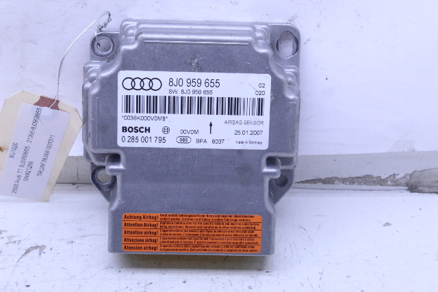 2008 Audi TT SRS Control Module 8J0959655 OEM