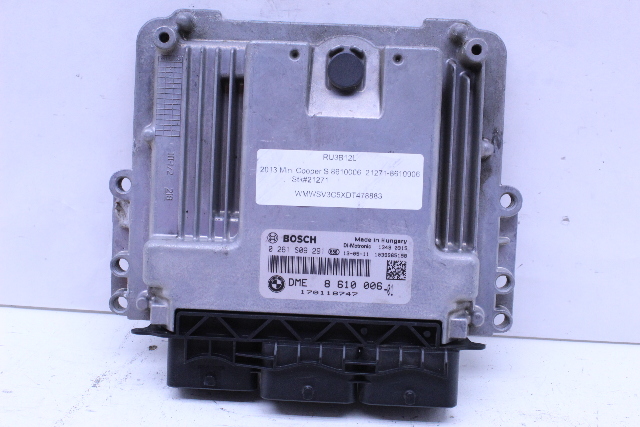 2013 Mini Cooper S Engine Computer Module ECU ECM DME 8610006 OEM