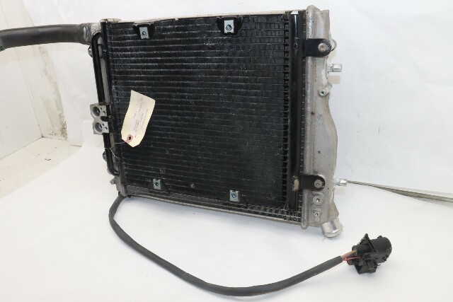 2008-2015 Audi R8 Radiator Pod Condenser Cooling Fan Assembly Aluminum Right OEM