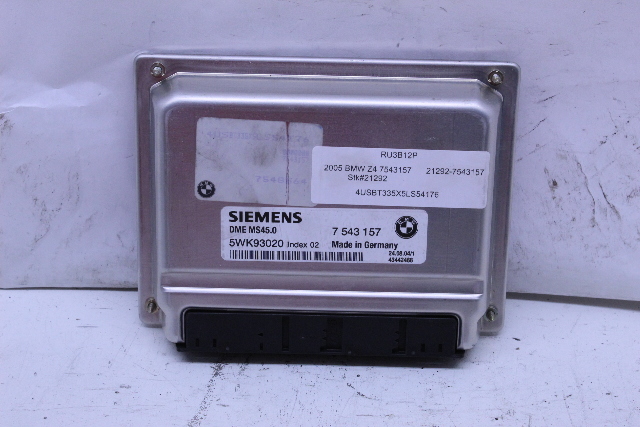 2005 BMW Z4 Engine Computer Module ECU ECM DME 7543157 OEM