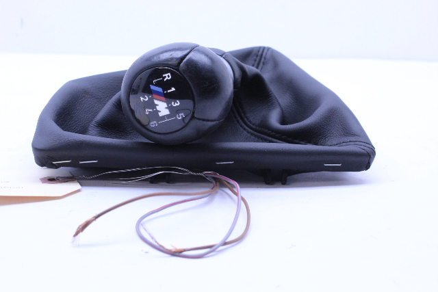 2015 2016 2017 2018 BMW M3 F80 Shift Knob 6 Speed Shifter Boot Cut Wire 2284705 OEM