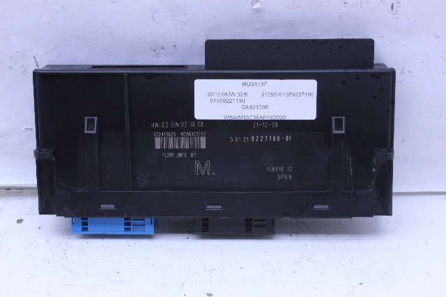 2010 BMW 328i Junction Module 9227190 OEM