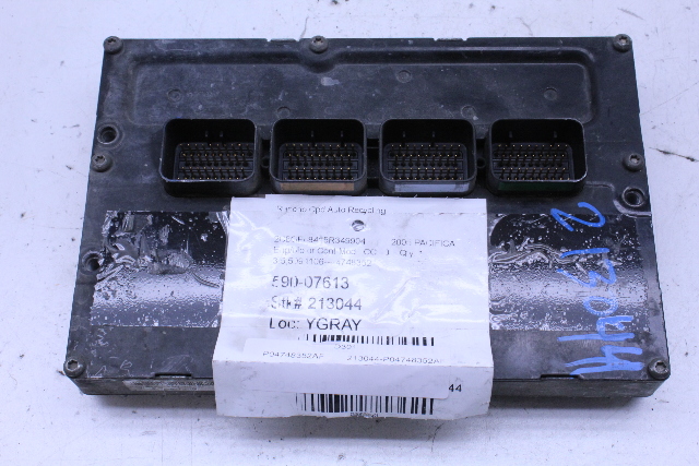 2005 Chrysler Pacifica 3.5 AWD Engine Computer Module ECU ECM DME P04748352AF