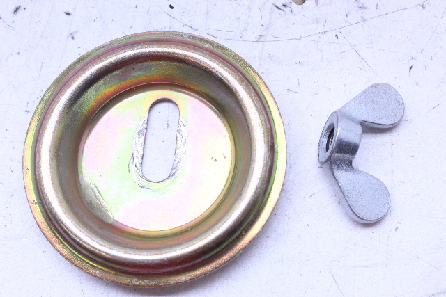 Porsche 911 Boxster Emergency Spare Tire Hold Plate Wing Nut OEM OEM