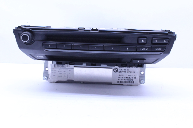 2007 BMW X5 Navigation Radio Stereo CD DVD Player CCC 9147619 OEM