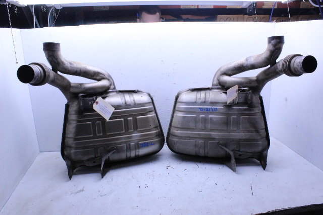 2005 2006 2007 2008 Porsche 911 997 Exhaust Muffler Right Left Pair Modified Bypass Fister OEM