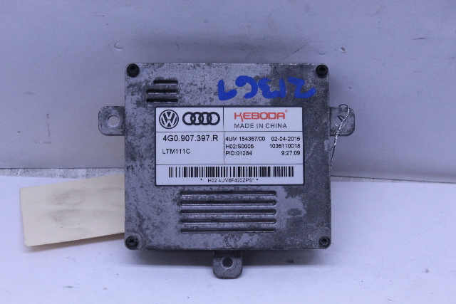 2016 Audi A3 Headlight LED Control Module - 4G0907397R OEM